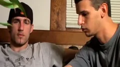 Tattoed boyz Marke And Chain Love blowjob And cook jerking