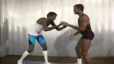black naked Wrestling