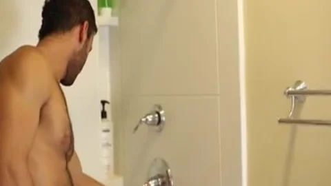 hawt Muscle And boy In The washroom