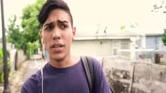 Straight Latino Sucks massive Uncut knob For cash