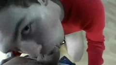 man receives boned and drink all the cum