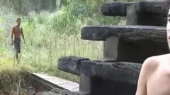 Secret Stroking In The Woods