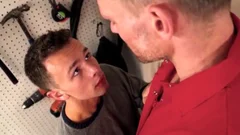 Daddy Barebacks His Step-son