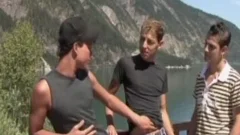 three-some Outdoor Company homo pounded