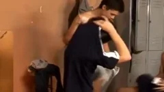 this man's Trying To push Himself In There
