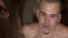 cum Hungry Bukkake homosexual fellatio-job