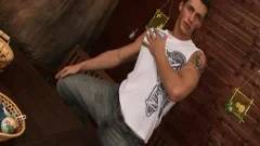 Lukas Pribyl Tugging cock