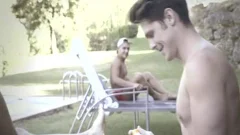 massive rod homo three-some And ejaculation