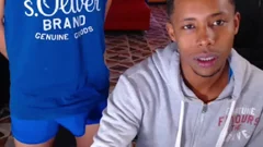 White lad And black lad Have Mutual drilled On cam