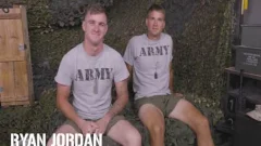 Military cocks Ryan Jordan & Brandon Anderson Full Scene