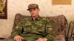 these Two homo boyz Are Army males sucking pecker