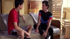 Real fucking accompanied by skinny couple
