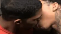 Muscled hunk interracial pounding sex tape