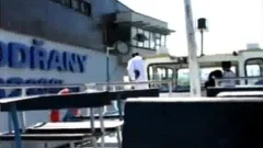 SAILORS pound OUTSIDE