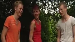those sleazy twinks enjoy nailing And Jerking under The Sun