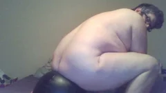 Just Me enjoying Some Of My toys In My butt.  Bouncing On My dark Ball.