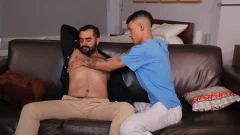 Daddy On Twink: Shower Clean Up Together