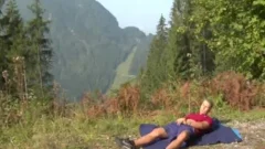 Jordan Fox voyeur blowjob cum scene