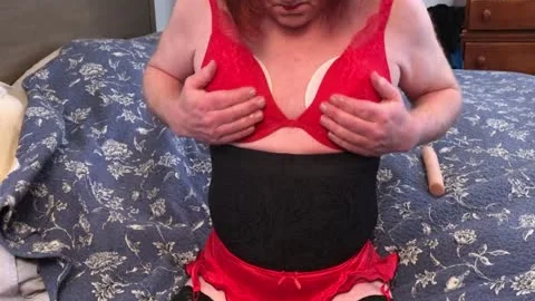 jerking off In lingerie And Heels