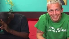 A a matter of joke White man And A Hung darksome man H