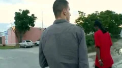 White guy pounding A darksome Thug