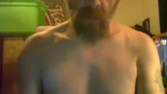 Slaveboy5050 Bearded Daddy Crossdressed On webcam Compilation