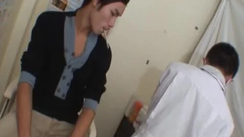 messy gay Doctor Probes His ass With His knob