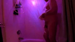Prime Mexican dong For Me On new Year's Eve, Gentle Tubers.  Invited My Bud V. Over To Test Out My new "Disco" Showerbj And Ended Up Giving hellom bj 
