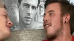 Muscle homosexual oral sex With Facial