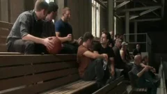 Bullies fastened, Gag, And Edge young dude - gay blond twink tied Up
