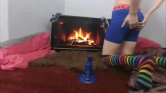Faux Fireplace fun