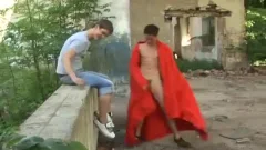 Gerdude Tw-nks big knobs suck fuck outdoors