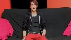 Well pumped up Emo twink Andy Kay Gives His penis A nice Rubbing