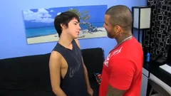 Tattoed Hunk Alexander bangs The attractive butthole Of