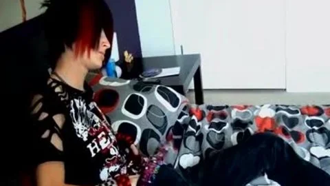 stunning twink Vayne Insanity Shows Off His dirty Emo Body