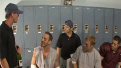 trio dicks In Locker Room