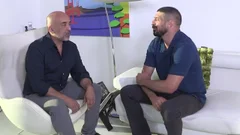 Bearded Bald Hung Beardad-Bearded Hunk: HJ-RIM-BB-oral-HJ-cum