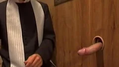 teen Priest  Services  And  acquires  Serviced  By  Some  teen  penis  dong  In  The  Confessional