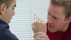 Muscle homo oral stimulation With cream flow