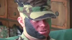 camo-face dude receives A oral-sex