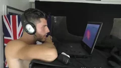 Aussie Ryan @ The Gloryhole!