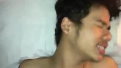 Indonesian couple banging On sofa