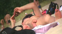 SPYING ON naked males AT THE NUDIST BEACH VOL 2