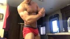 Bodybuilder scene