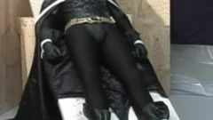 man In Batfellow Suit receives slame Doff