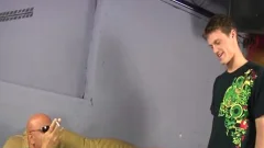 Cocksucking Euro twink Cumspraying In throat
