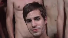 Bukkake twink amateur anal plowed