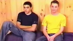 2 young men having a good time