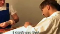 Package Deliverer Delivers his Own Package To youthful twink