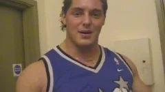 This fat guy Masturbates In The Shower
